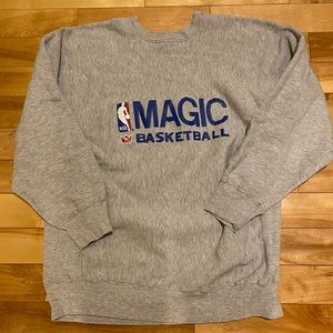 Orlando Magic Vintage 80s Sand Knit NBA Basketball Crew Sweatshirt | RARE